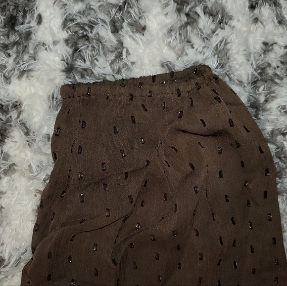 Old Navy Long Sleeve Flowy Dress in Dark Brown with Pockets! - Picture 6 of 13